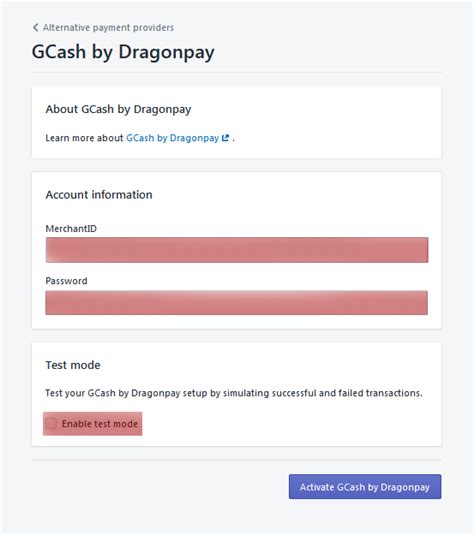 Install Dragonpay GCash on Shopify .